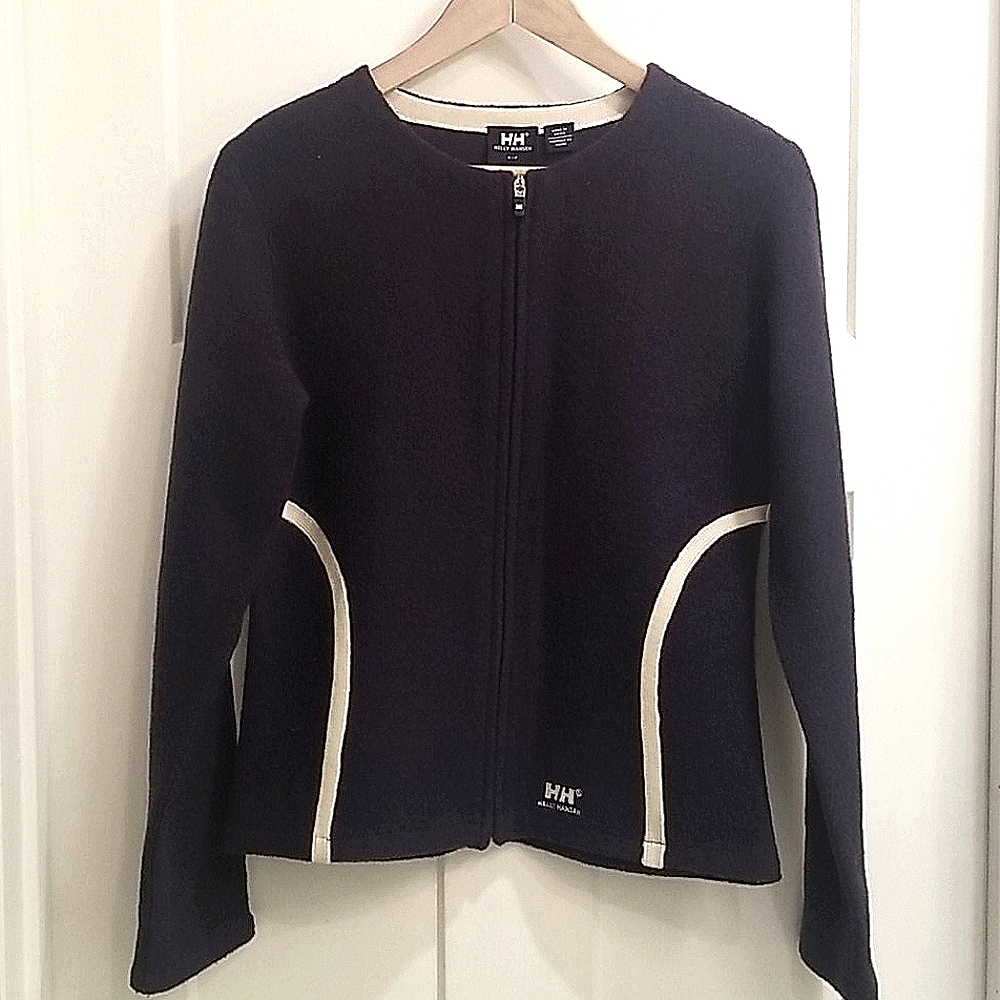 Helly Hansen Boiled Wool Zip Ski Lodge Sweater